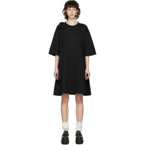 Simone Rocha Black Bow Tunic Dress